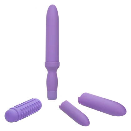 Set Dilatatoare Reîncărcabile 4 Mărimi + Manșon, 10 Moduri Mov