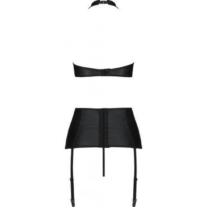 Set Din Piele Passion Nancy Negru S-M