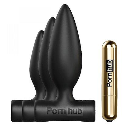Set Dopuri Anale Cu Vibratii Negru
