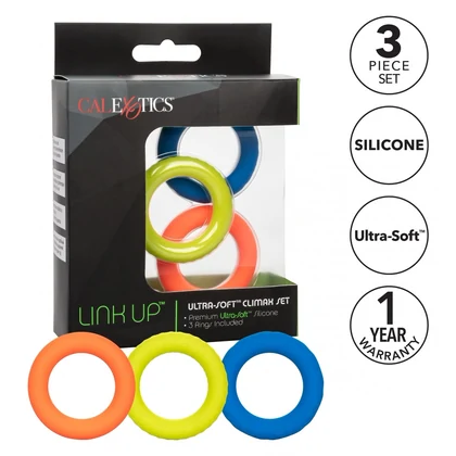 Set Inele Penis Link Up Ultra-Soft Climax Multicolor