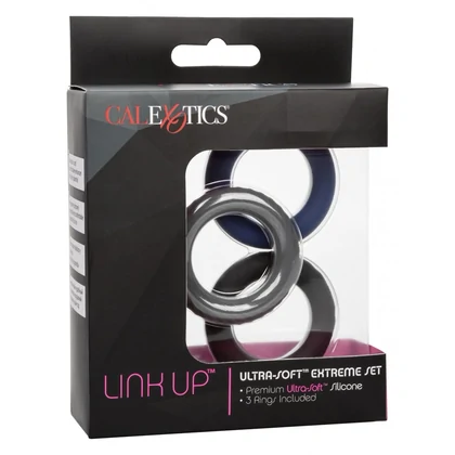 Set Inele Penis Link Up Ultra-Soft Extreme Multicolor