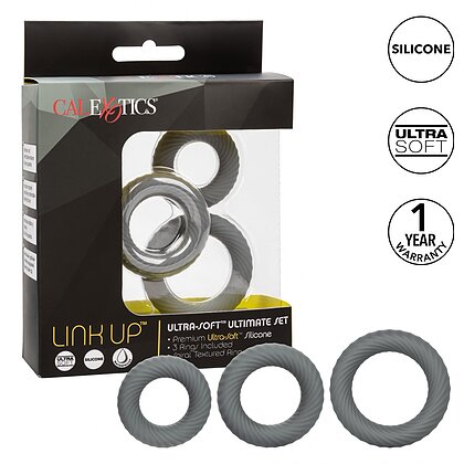 Set Inele Penis Link Up UltraSoft Ultimate Gri