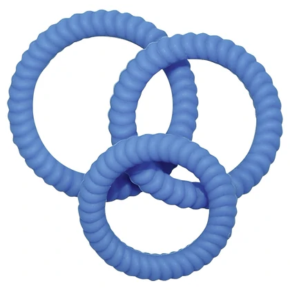Set Inele Penis Love 3 Rings Albastru