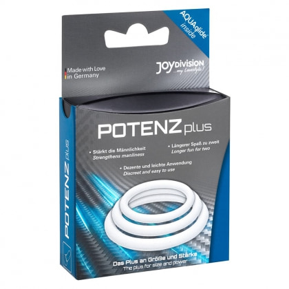Set Inele Pentru Penis POTENZplus Transparent