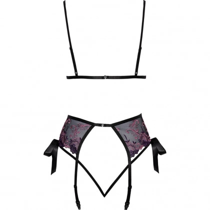 Set Kissable Crystina Negru L-XL