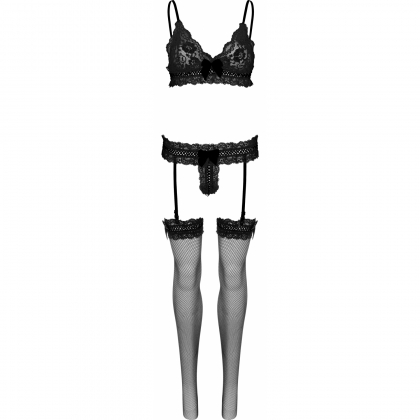 Set Leg Avenue Branny Negru XS-L