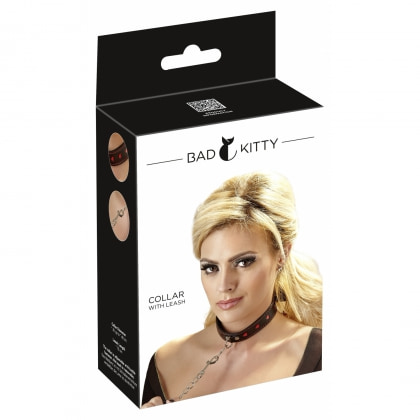 Set Lesă Și Zgardă Bad Kitty