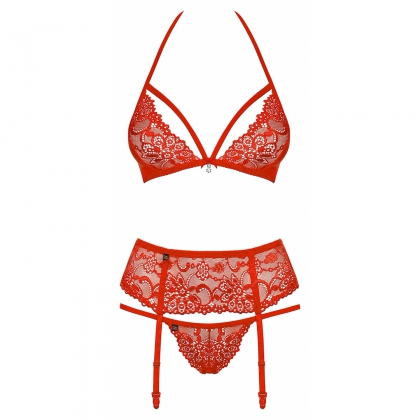 Set Obsessive 838-SEG Roșu S-M