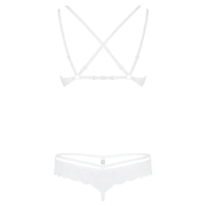 Set Obsessive 860-SET Alb L-XL