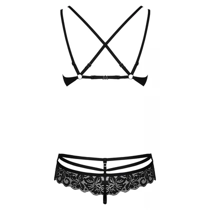 Set Obsessive 860-SET Negru S-M