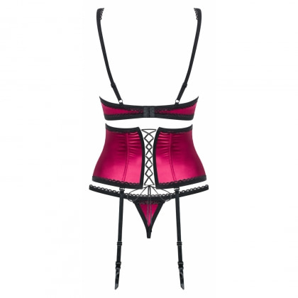 Set Obsessive 861-SEG Fuchsia L-XL