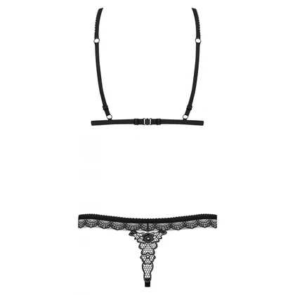 Set Obsessive 865-SET Negru L-XL
