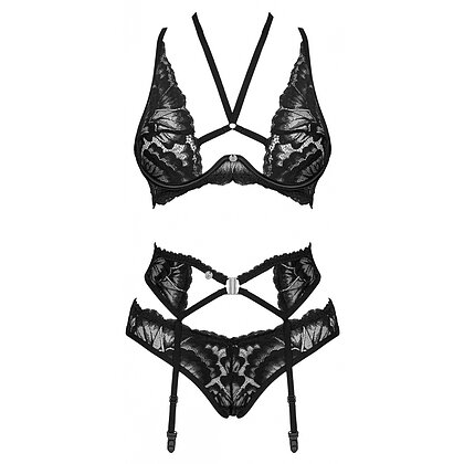 Set Obsessive Alessya Negru XS-S