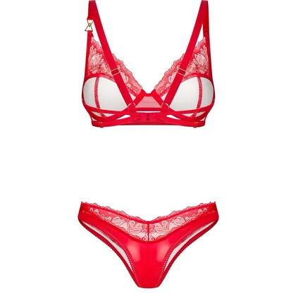 Set Obsessive Aliosa 2 Piese Roșu S-M