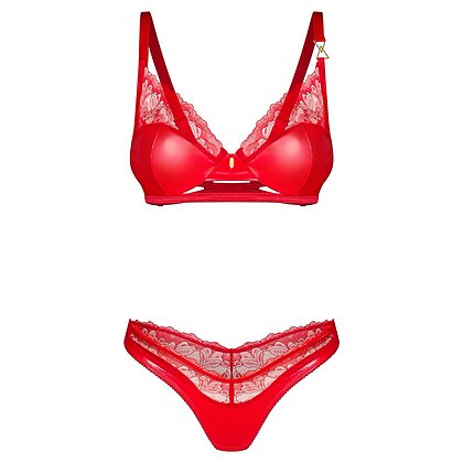 Set Obsessive Aliosa 2 Piese Roșu S-M