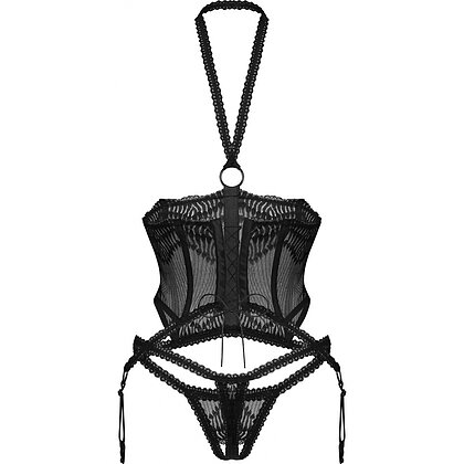 Set Obsessive Alliane Negru S-M