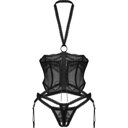 Set Obsessive Alliane Negru S-M