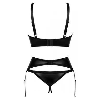 Set Obsessive Armares 3 Piese Negru XL-2XL