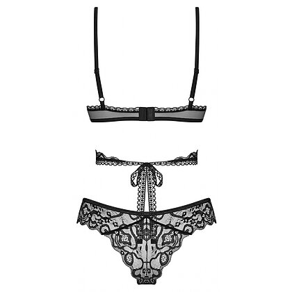 Set Obsessive Blomentis 2 Piese Negru XS-S