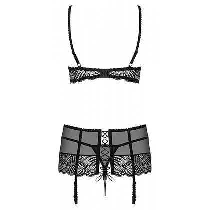 Set Obsessive Contica Negru S-M