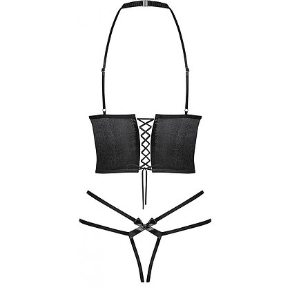 Set Obsessive Delishya Negru L-XL