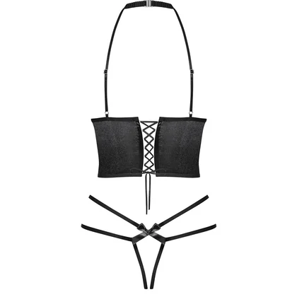 Set Obsessive Delishya Negru L-XL