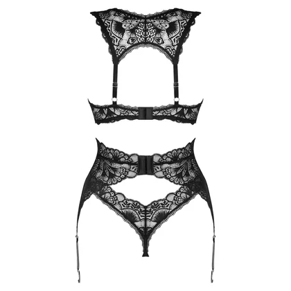 Set Obsessive Donna Dream 3 Piese Negru XS-S