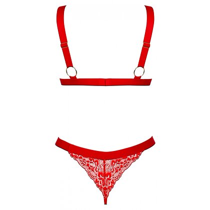 Set Obsessive Elianes 2 Piese Roșu XS-S