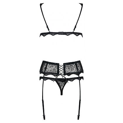 Set Obsessive Emperita Negru S-M