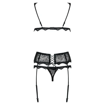 Set Obsessive Emperita Negru S-M