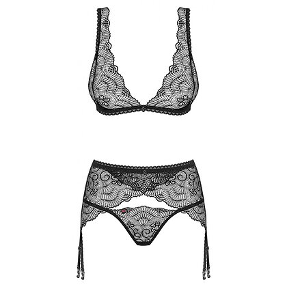 Set Negru Obsessive Firella S-M