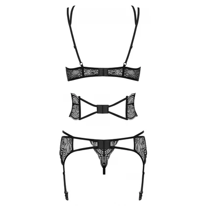Set Obsessive Frivolla Negru S-M