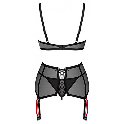 Set Obsessive Glandez 3 Piese Negru XS-S