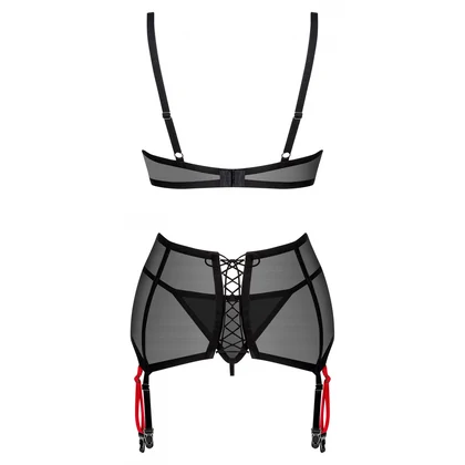 Set Obsessive Glandez 3 Piese Negru XS-S