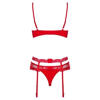 Set Obsessive Heartina Roșu S-M