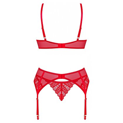 Set Obsessive Ingridia 3 Piese Roșu XS-S