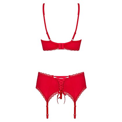 Set Obsessive Jolierose Roșu L-XL