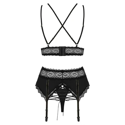 Set Obsessive Lolitte Negru S-M