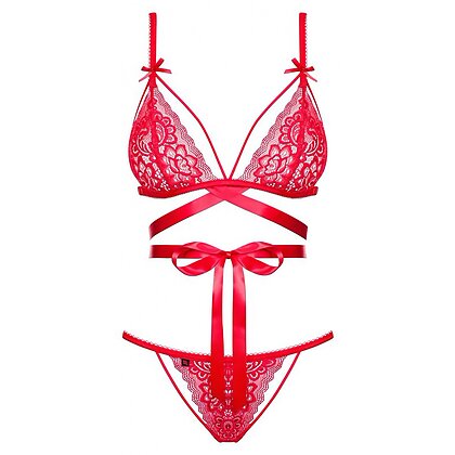 Set Obsessive Lovlea Rosu L-XL