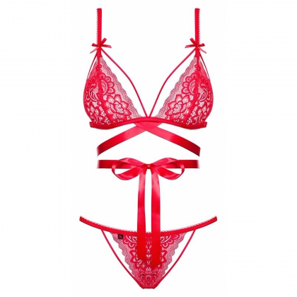 Set Obsessive Lovlea Roșu L-XL
