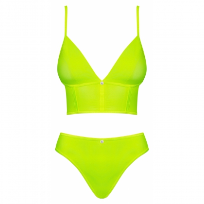 Set Obsessive Neonia Galben S-M