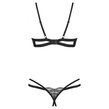 Set Obsessive Nutris Decupat Negru XS-S