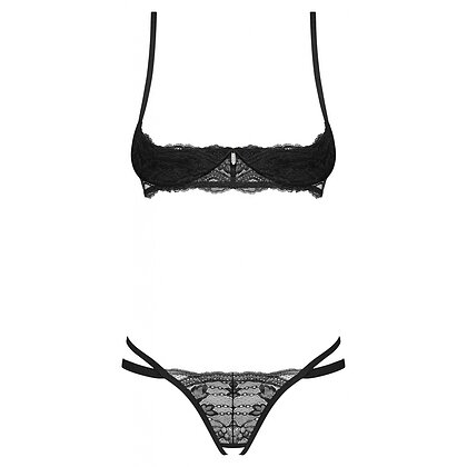Set Obsessive Nutris Decupat Negru XS-S