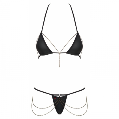 Set Obsessive Redella Negru L-XL