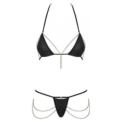 Set Obsessive Redella Negru L-XL