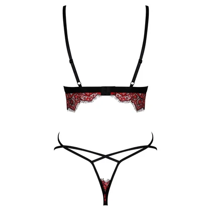 Set Obsessive Redessia Roșu L-XL