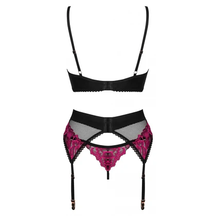 Set Obsessive Rosenty 3 Piese Roz XS-S