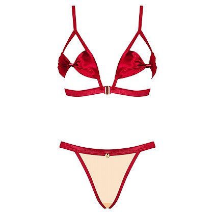 Set Obsessive Rubineșa Roșu S-M