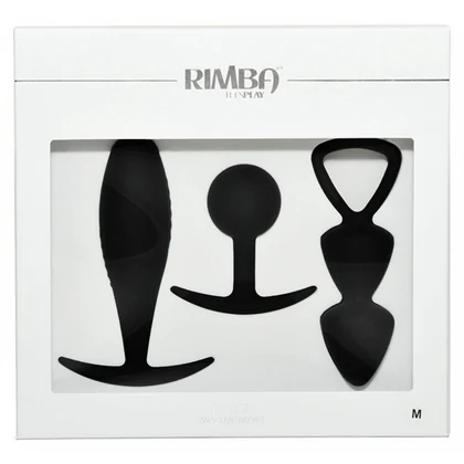 Set of Anal Plugs Size M Basel Negru