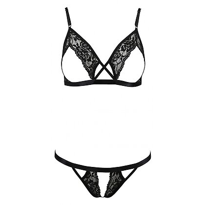 Set Passion Diabolina Negru 2XL-3XL